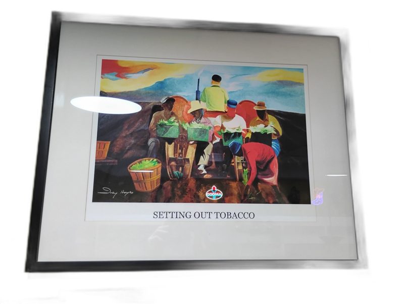 Framed Setting Out Tobacco Print