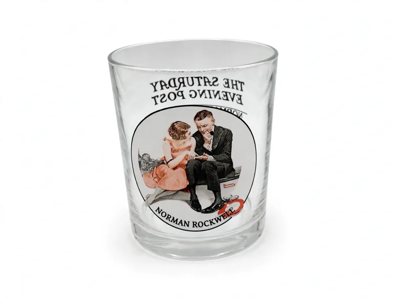 Norman Rockwell Saturday Evening Post Glasses - Set