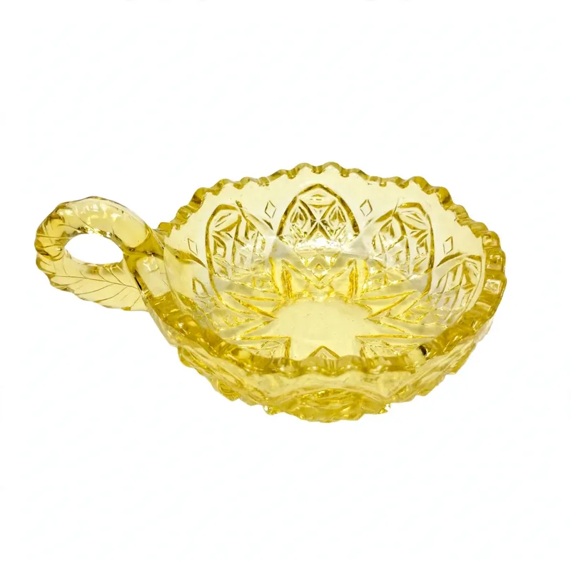 Yellow Glass Dish
