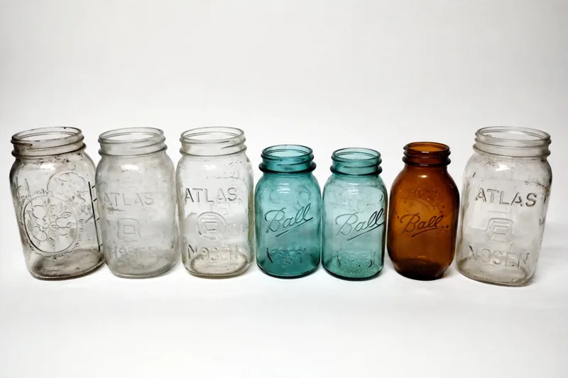 Antique Mason Jars - Set