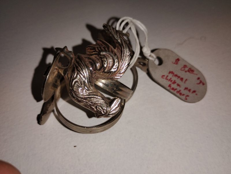 Metal Chicken Napkin Holders