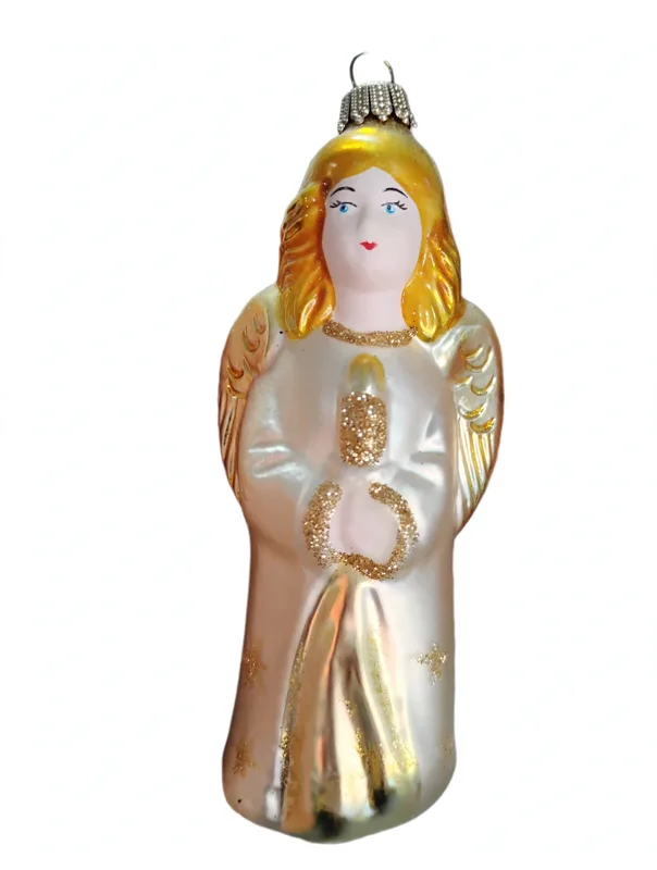 Angel with Candle Ornament