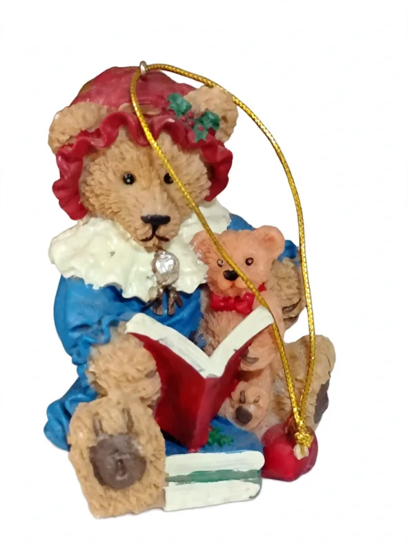 Blue Dress Reading Bear