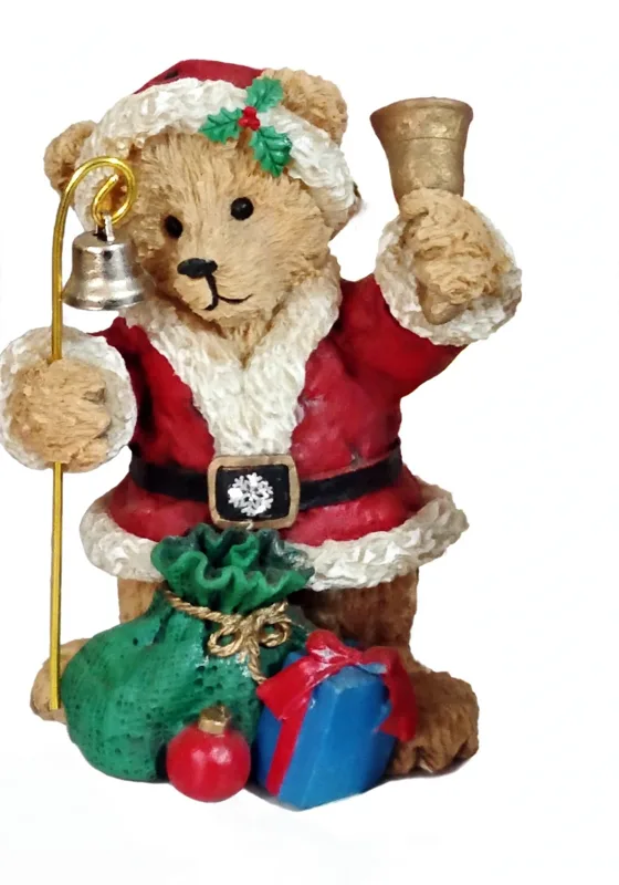 Santa Suit Bear with Bell