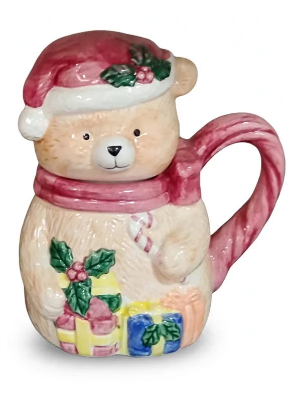 Large Santa Bear Pitcher