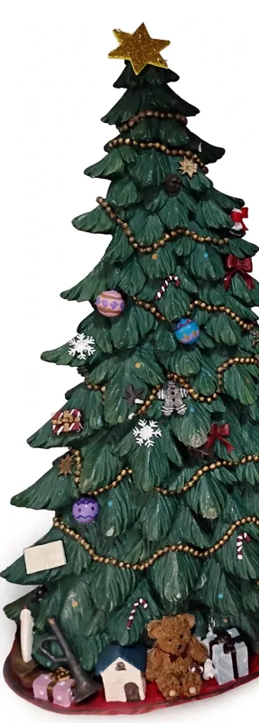 Decorated Christmas Tree Figurine Large