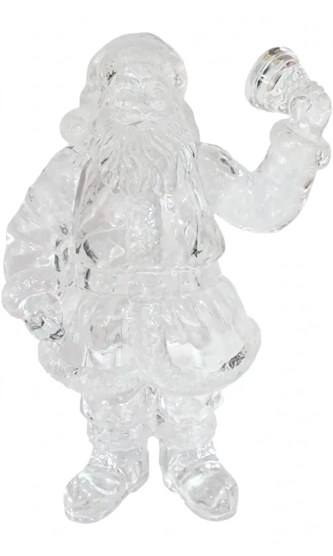 Clear Acrylic Santa