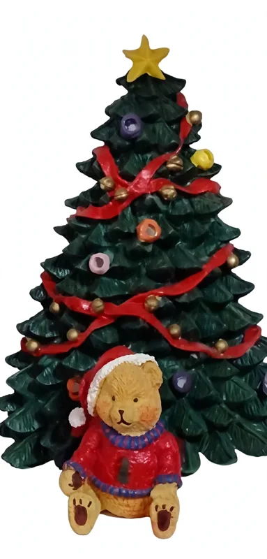 Small Christmas Tree with Teddy